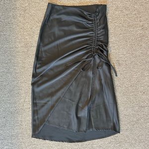 Small Forever 21 Satin Midi Skirt